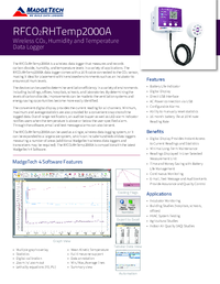 Thumbnail of document Data Sheet - RFCO2RHTemp2000A Wireless Air Quality Data Logger